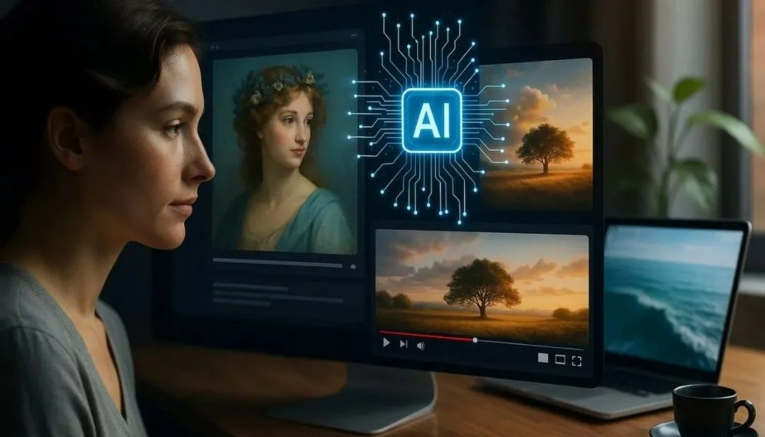 AI frame generation visualization